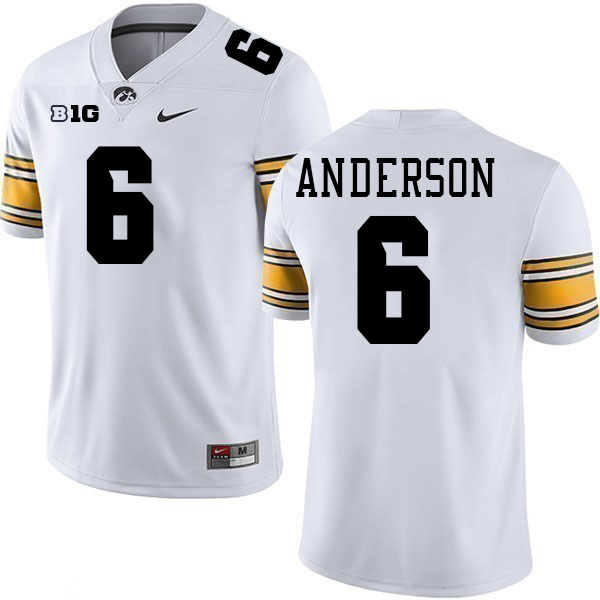 Seth Anderson Iowa Jersey,University Of Iowa Hawkeyes Fotoball Uniforms,Jersey,Gears-White